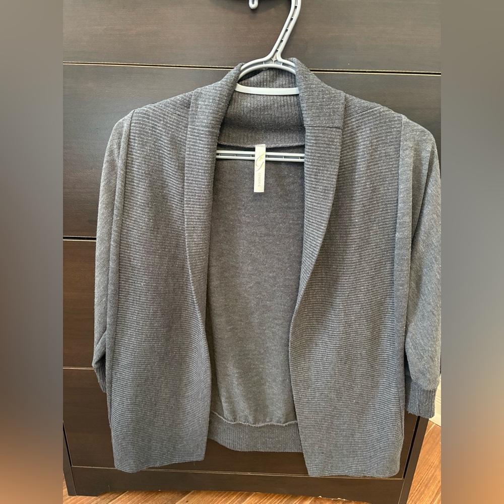 Ginger G Charcoal Knit Cardigan